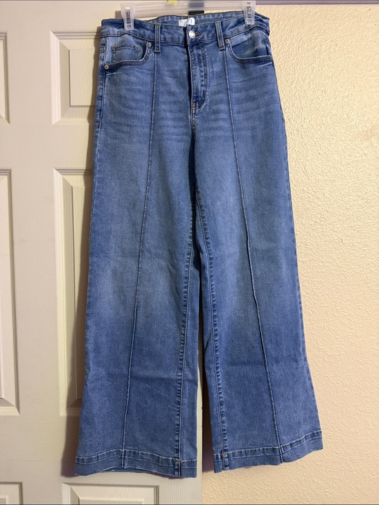 Time and Tru Denim - Time and Tru High-Rise Wide Leg Jeans — Blue